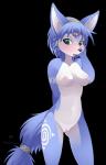 anthro areola big_breasts black_nose blue_body blue_fur blue_hair blush breasts clitoris female fur genitals hair humanoid_genitalia humanoid_pussy jewelry looking_at_viewer navel nipples nude pussy simple_background solo transparent_background white_body white_fur b-ern mancoin nintendo star_fox krystal_(star_fox) canid canine fox mammal 2016 alpha_channel