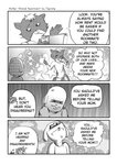 2020 4koma 5_fingers abstract_background angry aniapt_(manga) anthro black_nose canid canine canis cheek_tuft chien clothed clothing comic cross-popping_vein cute_fangs dialogue digital_media_(artwork) domestic_dog duo electronics english_text expression_avatar facial_tuft fingers fluffy fluffy_tail food four_frame_image game_console greyscale hair handheld handheld_console happy heart_background heart_symbol hearts_around_body hearts_around_head hi_res holding_console holding_object holding_switch inner_ear_fluff irregular_speech_bubble looking_away male male/male mammal mephitid messy_hair monochrome multicolored_body nintendo nintendo_console nintendo_switch open_mouth open_smile pattern_background pocky pouting screentone simple_background skunk smile sparkles speech_bubble star star-shaped_background star_reaction switch_console tail tail_motion tailwag tapirclip text text_box topwear tuft two_tone_body vein