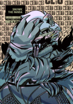 black_liquid brown_clothing clothing cosplay costume costume_transformation female fur gloves graphic_design handwear liquid mask_off mounth nails poster_design solo teasing teasing_look teasing_viewer teasing_with_mouth teeth tongue tongue_out venom white_body white_fur snuwkthelewd marvel black_cat_(marvel) clio_(cliodynamicscat) 2025 hi_res