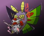 2014 <3 antennae arthropod blush covering_mouth crying cum cumshot disembodied_hand dustox feral gloves insect japanese japanese_text male mdkk nintendo nude orgasm pokemon_amie pokémon sweat tears text translation_request video_games wings
Rating: Explicit
Score: 5
User: forkU
Date: April 20, 2014