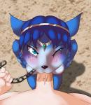 anthro anthro_penetrated bdsm biped blue_body blue_eyes blue_fur blue_hair blue_skin blush bodily_fluids breasts chain chain_leash crying dominant dominant_human dominant_male dominant_pov duo erection fellatio female female_on_human female_penetrated first_person_view forced forced_oral fur genitals hair holding_leash holding_object human_on_anthro human_penetrating human_penetrating_anthro interspecies leash leash_pull leashing_pov looking_at_viewer male male/female male_on_anthro male_penetrating male_penetrating_female male_pov nude one_eye_closed oral oral_penetration penetrating_pov penetration penile penis rape saliva sex submissive submissive_anthro submissive_female tears white_body white_fur third-party_edit wasajoke nintendo star_fox krystal_(star_fox) canid canine fox human mammal hi_res human_edit