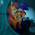 anthro bedroom bedroom_eyes blue_eyes breasts canon_couple curtains duo female gaze green_eyes hair holding_leg long_hair male male/female moon narrowed_eyes night nipples one_leg_up passionate raised_leg red_hair scut_tail seductive short_tail tail window yaboiskywardmochi1998 archie_comics sega sonic_the_hedgehog_(archie) sonic_the_hedgehog_(comics) sonic_the_hedgehog_(series) sally_acorn sonic_the_hedgehog chipmunk eulipotyphlan ground_squirrel hedgehog mammal rodent sciurid tree_squirrel 1:1