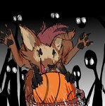 ball basketball brown_body brown_fur claws eyes_closed female feral fur gradient_background group pawpads simple_background sport unknown_artist prostokvashino background_character tama-tama hybrid digital_drawing_(artwork) digital_media_(artwork)