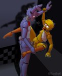 avian_feet beak bib bow_tie breasts duo female genitals love male metal_penis nipples penetration penis pussy romantic romantic_couple scut_tail sex short_tail tail vaginal vaginal_penetration yerolay five_nights_at_freddy's scottgames bonnie_(fnaf) chica_(fnaf) avian bird chicken galliform gallus_(genus) lagomorph leporid mammal phasianid rabbit 2021 hi_res