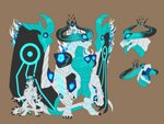 alternate_form anthro arm_spikes claws elbow_spikes fire forehead_gem gem horn male shoulder_spikes solo spikes spikes_(anatomy) tail wings undeadkitty13 exalted mythology blood_soul_tyrant_(character) dragon mythological_creature mythological_scalie scalie absurd_res hi_res model_sheet