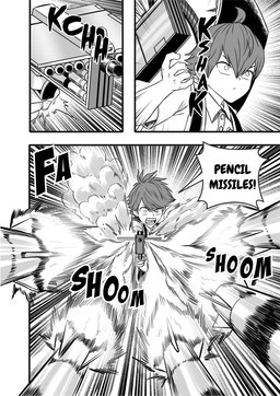 attack evolved_raptora fancomic fight male monster_girl_(genre) offscreen_character ranged_weapon rocket_launcher solo weapon saizuart one-punch_man one_(manga) raptora human mammal hi_res