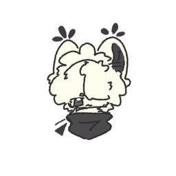 ambiguous_gender ear_tuft front_view hair hair_over_eye ink one_eye_obstructed scarf tuft excited13 mammal 1:1 greyscale monochrome