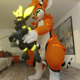 anal anal_penetration anthro balls black_body black_fur duo fur genitals hair horn inside male male/male orange_body orange_fur penetration penis sex size_difference standing standing_sex striped_genitalia striped_penis stripes tail white_body white_fur gylala gylala_(character) chuki 1:1 3d_(artwork) 3d_animation animated blender_(artwork) digital_media_(artwork) high_framerate loop no_sound short_playtime webm