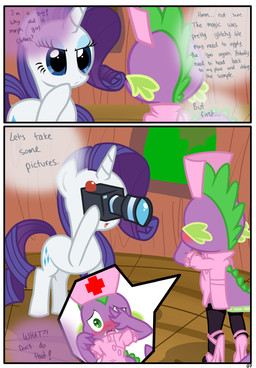 absurd_res anthro blue_eyes blush camera comic crossdressing cutie_mark dialogue dragon duo english_text equine eyeshadow fangs female feral friendship_is_magic fur girly green_eyes hair half-closed_eyes hat hi_res high_heels horn legwear makeup male mammal my_little_pony nurse nurse_uniform open_mouth purple_hair purple_scales pyruvate rarity_(mlp) slit_pupils spike_(mlp) spines stockings text unicorn white_fur
Rating: Safe
Score: 5
User: Jatix
Date: May 09, 2014 absurd_res anthro blue_eyes blush camera comic crossdressing cutie_mark dialogue dragon duo english_text equine eyeshadow fangs female feral friendship_is_magic fur girly green_eyes hair half-closed_eyes hat hi_res high_heels horn legwear makeup male mammal my_little_pony nurse nurse_uniform open_mouth purple_hair purple_scales pyruvate rarity_(mlp) slit_pupils spike_(mlp) spines stockings text unicorn white_fur
Rating: Safe
Score: 5
User: Jatix
Date: May 09, 2014