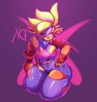 anthro areola areola_slip big_breasts bottom_heavy bottomwear breasts clothing denim denim_bottomwear denim_clothing female jeans nipples pants solo thick_thighs tight_clothing torn_clothing wide_hips jdwalkrat activision crash_bandicoot_(series) pirate_tawna bandicoot mammal marsupial hi_res