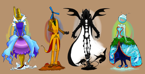 5_fingers black_clothing blue_clothing blue_dress brown_clothing clothed clothed_female clothed_male clothing dress female fingers fish_bowl_head for_a_head fully_clothed fully_clothed_female fully_clothed_male group male simple_background wind_turbine bearclops_(artist) homestuck ms_paint_adventures humanoid object_head 2013 absurd_res hi_res tagme