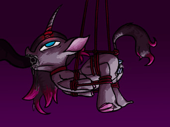 anal anal_penetration bdsm black_hair black_tail black_tentacles blue_eyes bodily_fluids bondage bound buttplug buttplug_in_ass buttplug_insertion cloven_hooves collar curved_horn deep_throat dripping duo female female_raped feral forced forced_oral forced_orgasm fully_bound fur grey_body grey_fur hair hooves horn horn_jewelry horn_ring jewelry legs_tied magic male male/female male_rape male_raping_female multicolored_hair object_in_ass oral oral_penetration orgasm penetration plug_(sex_toy) plug_insertion purple_background quadruped rape restraints ring_(jewelry) rope rope_bondage saliva saliva_drip sex sex_toy sex_toy_in_ass sex_toy_in_vagina sex_toy_insertion simple_background suspension tail tentacle_in_mouth tentacle_penetration tentacle_sex tentacles toony two_tone_hair two_tone_tail vaginal vaginal_penetration vibrator vibrator_in_vagina koboldlabs mythology them's_fightin'_herds fhtng_the_unspeakable oleander_(tfh) demon equid equine horse mammal mythological_creature mythological_equine unicorn 2021 colored digital_media_(artwork) hi_res