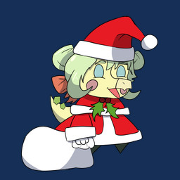 anthro biped blue_eyes chibi christmas_clothing christmas_headwear clothed clothed_anthro clothed_female clothing costume female fingers front_view green_body green_hair hair hair_bun hat headgear headwear holidays holly_(plant) long_hair open_mouth open_smile plant sack santa_costume santa_hat simple_background smile solo spiked_tail spikes spikes_(anatomy) standing tail transparent_background twin_buns eddodoodle christmas goodbye_volcano_high ko_op_(game_developer) padoru stella_(gvh_beta) dinosaur ornithischian prehistoric_species reptile scalie stegosaurian stegosaurus thyreophoran 1:1 absurd_res alpha_channel colored full-length_portrait hi_res portrait shaded