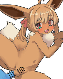 4_fingers accessory anal anal_penetration anthro anthro_focus anthro_on_anthro anthro_penetrated anthro_penetrating anthro_penetrating_anthro balls blue_body blue_penis blush bodily_fluids bow_ribbon brown_balls brown_body brown_eyes brown_fur brown_penis censor_bar cute_fangs dipstick_tail duo erection faceless_character faceless_male fangs femboy fingers fluffy fluffy_tail foreskin fur genital_fluids genitals hair hair_accessory hair_bow hair_ribbon leg_glider_position looking_at_viewer looking_pleasured male male/male male_penetrated male_penetrating male_penetrating_male markings open_mouth penetration penile penile_penetration penis penis_in_ass precum raised_leg ribbons sex simple_background small_balls small_penis solo_focus spread_legs spreading tail tail_markings tan_body tan_fur tan_hair tears teeth white_background white_body white_fur young young_anthro young_male neko_t_chan nintendo pokemon eevee generation_1_pokemon pokemon_(species) 2025 4:5 censored hi_res