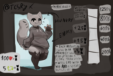 4_fingers :3 anthro arrow_pointing_to_belly arrow_pointing_to_face bedroom_eyes big_tail biped black_clothing black_eyeshadow black_gloves black_handwear black_legwear black_nose black_stockings black_text black_thigh_highs breasts closed_smile clothed clothed_anthro clothed_female clothing contextual_arrow covered_breasts directional_arrow doorway drawstring drawstring_hoodie drawstring_topwear ears_up eyeshadow female female_anthro fingerless_gloves fingers floating_whiskers fur gesture glistening glistening_body glistening_eyelids glistening_fur glistening_legs glistening_thighs gloves grey_body grey_clothing grey_ears grey_face grey_fur grey_hoodie grey_inner_ear grey_legs grey_tail grey_topwear half-closed_eyes handwear hood_down hoodie hungry in_doorway ineffective_clothing interaction_drive legwear light long_sleeves looking_at_viewer makeup medium_breasts monotone_body monotone_clothing monotone_face monotone_fur monotone_gloves monotone_handwear monotone_hoodie monotone_legs monotone_tail monotone_topwear mouth_closed narrowed_eyes pawpads pink_pawpads pointy_ears pose prick_ears raised_tail seductive simple_background smile smiling_at_viewer smug solo standing_in_doorway stockings tail text text_box thick_thighs thigh_highs tight_thigh_highs topwear twitter_handle waving waving_at_viewer wide_hips wrinkles_in_clothes tcsrjx emily_(tcsrjx) domestic_cat felid feline felis mammal 2025 digital_media_(artwork) english_description english_text full-length_portrait hi_res lighting portrait shaded signature soft_shading
