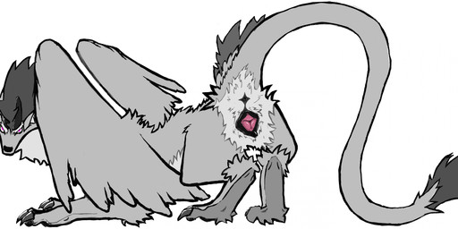 animal_genitalia animal_vulva black_body black_fur black_mane butt canine_genitalia canine_nose canine_vulva claws female feral fur gaping gaping_vagina genitals grey_body grey_fur horn long_body long_tail mane pink_eyes presenting presenting_hindquarters rear_view simple_background solo tail tail_anus vulva white_body white_fur wings m222 mythology dragon furred_dragon furred_scalie mythological_creature mythological_scalie scalie hi_res