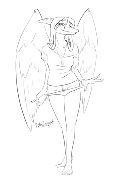 5_fingers 5_toes anthro bone_frill claws clothed clothing clothing_pull eyelashes feathered_wings feathers feet female finger_claws fingers frill_(anatomy) hair holding_clothing holding_object holding_panties holding_underwear jewelry long_hair looking_at_viewer necklace off_shoulder panties panty_pull pubes smile snout solo text toe_claws toes underwear underwear_pull wings taiarts cavemanon_studios goodbye_volcano_high ko_op_(game_developer) snoot_game fang_(gvh) prehistoric_species pterodactylus pterosaur reptile scalie 2025 artist_name monochrome signature