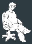 7-car-pileup chair chubby clothed clothing eyewear glasses hair human looking_at_viewer not_furry pants shirt sitting smile socks solo transformation
Rating: Safe
Score: 0
User: mountainering
Date: August 16, 2013
