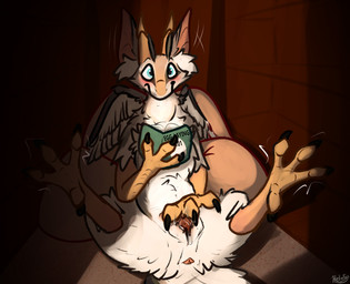animal_genitalia animal_vulva anthro belly blush bodily_fluids butt caught caught_in_the_act caught_masturbating claws embarrassed feet female feral fluffy fur genital_fluids genitals looking_at_viewer masturbation presenting presenting_hindquarters reading showoff simple_background solo spreading talons toes tuft vulva wet white_body white_fur conditional_dnp heliofox mythology twig_(heliofox) albatross avian bird dragon furred_avian furred_dragon furred_scalie hybrid mythological_creature mythological_scalie procellariiform scalie digital_media_(artwork)