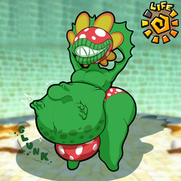 abdominal_bulge ambiguous_gender anthro anthro_prey belly big_belly big_bulge big_butt blurred_background bulge butt clothed clothing digestion duo eyeless face_imprint gameplay_mechanics grin gui hand_imprint hands_behind_head health_bar huge_belly humanoid_pred imprint leaf leaf_arms male male_pred motion_lines navel oral_vore pecs plant plant_pred polka_dot_underwear polka_dots rumbling_stomach sharp_teeth smile squirming struggling struggling_prey teeth text thong thong_only toothy_grin topless underwear underwear_only unwilling_prey vore kanida mario_bros nintendo petey_piranha elemental_creature elemental_humanoid flora_fauna humanoid piranha_plant plant_humanoid yoshi 1:1 digital_drawing_(artwork) digital_media_(artwork) english_text hi_res