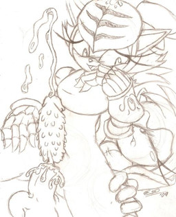 5_fingers animal_genitalia animal_penis anthro anthro_on_anthro anthro_penetrated anthro_penetrating anthro_penetrating_anthro armor biped blush bodily_fluids bodily_fluids_in_pussy bottomless breasts clothed clothed_sex clothing crossgender cum cum_in_vagina cum_inside cum_while_penetrated duo ejaculation erection eyelashes feline_genitalia feline_penis fingers gauntlets genital_fluids genitals gloves hands-free handwear herm herm/herm herm_on_bottom herm_on_top herm_penetrated herm_penetrating herm_penetrating_herm herm_penetrating_intersex intersex intersex/intersex intersex_on_bottom intersex_on_top intersex_penetrated intersex_penetrating intersex_penetrating_herm intersex_penetrating_intersex knight mask on_bottom on_top orgasm penetration penile penile_penetration penile_spines penis penis_in_vagina reverse_cowgirl_position sackless sex simple_background vaginal vaginal_penetration vulva warrior white_background year pherociouseso sega sonic_and_the_black_knight sonic_storybook_series sonic_the_hedgehog_(series) amy_rose blaze_the_cat lady_of_the_lake_(sonic_and_the_black_knight) sir_percival_(sonic_and_the_black_knight) domestic_cat eulipotyphlan felid feline felis hedgehog mammal 2009 brown_and_white graphite_(artwork) monochrome sepia signature sketch traditional_media_(artwork)