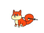 ambiguous_gender black_scabbard black_tsuba feral fur japanese_sword looking_at_viewer melee_weapon mouth_hold multicolored_body multicolored_fur orange_body orange_ears orange_fur orange_tail scabbard solo sword tail tail_holding_object tail_holding_weapon two_tone_body two_tone_fur two_tone_tail weapon weapon_in_mouth keke_(artist) canid canine canis domestic_dog mammal 4:3 animated frame_by_frame low_res short_playtime