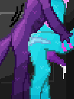 anal anal_penetration anthro bodily_fluids cum cum_while_penetrated duo genital_fluids holding_partner leaning leaning_forward male male/male motion_lines penetration sex sweat x-ray_view mynameisjeff1726262 rain_world videocult rivulet_(rain_world) spearmaster_(rain_world) slugcat digital_media_(artwork) hi_res pixel_(artwork)