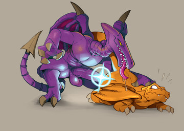 2_toes ambiguous_gender anthro anthro_on_anthro balls big_penis bodily_fluids claws duo erection feet genitals horn imminent_rape imminent_sex male male/ambiguous membrane_(anatomy) membranous_wings nervous open_mouth orange_body penis purple_balls purple_penis raised_tail saliva scared simple_background spikes spikes_(anatomy) sweat tail toes tongue tongue_out wings yellow_eyes daftpatriot metroid mythology nintendo pokemon super_smash_bros. super_smash_bros._ultimate ridley alien charizard dragon generation_1_pokemon mythological_creature mythological_scalie pokemon_(species) scalie space_dragon_(metroid) 2018 crossover digital_media_(artwork) hi_res