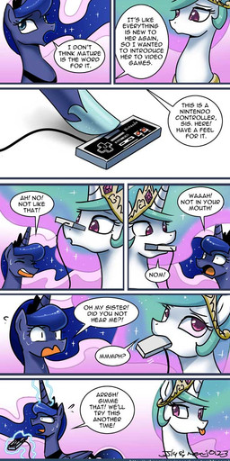 2014 cute duo english_text equine female feral friendship_is_magic horn horse humor john_joseco mammal my_little_pony oblivious playful princess_celestia_(mlp) princess_luna_(mlp) teasing text winged_unicorn wings
Rating: Safe
Score: 16
User: Robinebra
Date: August 14, 2014 2014 cute duo english_text equine female feral friendship_is_magic horn horse humor john_joseco mammal my_little_pony oblivious playful princess_celestia_(mlp) princess_luna_(mlp) teasing text winged_unicorn wings
Rating: Safe
Score: 16
User: Robinebra
Date: August 14, 2014