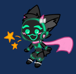 anthro blush clothed clothing cookie fluffy fluffy_tail food footwear fur fur_tuft horn inner_ear_fluff machine male scarf simple_background socks solo tail transparent_background tuft wristband hexemerald cookie_run h0p3 bovid caprine goat hybrid mammal protogen alpha_channel digital_media_(artwork)