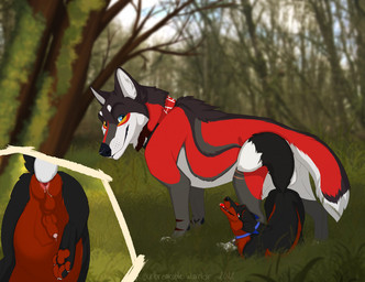 anal anal_penetration animal_genitalia balls black_body black_collar black_fur black_nose blue_collar blue_eyes closed_smile collar cutaway duo feral feral_on_feral feral_penetrated feral_penetrating feral_penetrating_feral fur genitals glistening glistening_eyes grass grey_body grey_fur heterochromia knot knot_bulge knot_in_sheath knot_root knotting larger_feral larger_male male male/male male_penetrated male_penetrating male_penetrating_male mouth_closed open_mouth outside pawpads penetration penile penile_penetration penis_in_ass plant quadruped red_balls red_body red_collar red_fur red_pawpads sex sheath side_view size_difference smaller_feral smaller_male smaller_penetrated smile tongue tongue_out tree white_balls white_body white_fur yellow_eyes unbreakable-warrior canid mammal 2021 dated signature