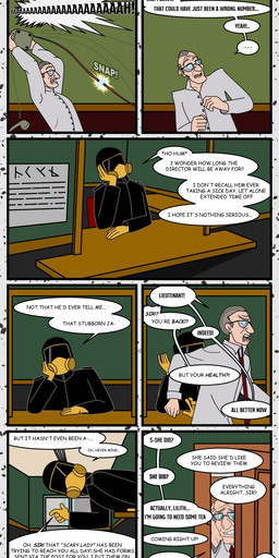 dialogue duo elderly_male electronics eyewear female glasses green_eyes grey_hair hair light_body light_skin male phone speech_bubble text redundantmodule 101_dalmatian_street 101_dalmatians disney alfred_bright lilith_(101_dalmatians) human mammal comic english_text hi_res
