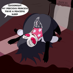 after_sex afterglow ahegao anthro ass_up bed bedroom blush blush_lines bodily_fluids bottomless butt clothed clothing cum cum_in_ass cum_in_vagina cum_inside dialogue drooling eye_roll female flexible folded fucked_silly furniture genital_fluids genitals legs_behind_head legs_up loli looking_pleasured lying offscreen_character on_back on_bed pink_sclera saliva solo spread_legs spreading tears tears_of_pleasure text upside_down vaginal_fluids vulva young young_anthro young_female inprogress hellaverse helluva_boss octavia_(helluva_boss) avian avian_demon bird demon owl owl_demon 1:1 absurd_res english_text hi_res incest_(lore)