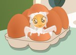 egg female food pseudo_hair slime solo what what_has_science_done yellow_eyes badumsquish hasbro my_little_pony fan_character equid equine food_creature food_pony horse mammal pony 2015 hi_res