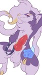 animal_genitalia animal_penis anthro balls canine_genitalia canine_penis collar erection genitals ghost_hand knot knotted_penis male penis teasing mendobear nintendo pokemon canid canine generation_7_pokemon lycanroc mammal pokemon_(species) absurd_res hi_res