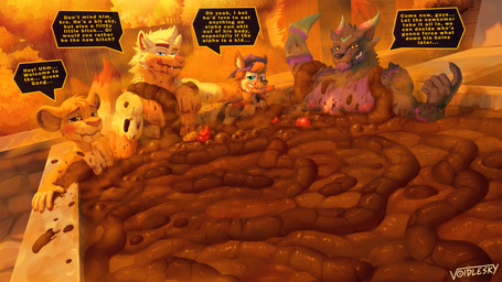 age_difference bath blush blush_lines excessive_feces fart fart_bubbles feces feces_on_body feces_on_penis feces_pile genitals inviting_viewer knot knotted_penis male masturbation pedophilia_temptation penis scatplay size_difference talking_to_viewer young voidlesky disney mythology the_lion_king davi_(voidlesky) simba_(the_lion_king) voidlesky_(character) canid canine canis domestic_dog dragon felid german_shepherd herding_dog lion mammal mythological_creature mythological_scalie pantherine pastoral_dog scalie wolf 16:9 hi_res widescreen