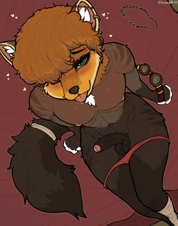 anthro balls bandage bandaged_leg bed bedding bedroom_eyes black_nose blanket bodily_fluids bottomwear bound briefs briefs_only brown_balls brown_body brown_eyewear brown_fur brown_glasses brown_penis brown_tail clothed clothing ear_piercing ear_tuft ears_up erection eyebrow_piercing eyebrows eyeliner eyewear facial_piercing femboy fist fluffy fluffy_tail foreskin fur fur_tuft furniture genital_fluids genitals glans glasses glasses_off green_eyes hair hair_over_eye hands_on_ground high-angle_view holding_eyewear holding_glasses holding_object jewelry legs_together looking_at_viewer makeup male male_anthro messy_hair narrowed_eyes navel navel_piercing necklace nipples on_bed orange_body orange_face orange_fur orange_hair partially_clothed paws penis penis_towards_viewer piercing pink_glans pink_nipples precum red_blanket red_bottomwear red_briefs red_clothing red_tongue red_underwear seductive sitting sitting_on_bed snout solo tail tail_tied text tongue tongue_out topless tuft underwear underwear_down underwear_only white_hands white_paws claweddrip ailurid mammal red_panda 2025 digital_drawing_(artwork) digital_media_(artwork) english_text hi_res watermark