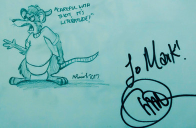 3_toes 4_fingers angry anthro arm_tuft backwards_baseball_cap backwards_hat baseball_cap belly big_belly biped black_nose blue_tint bottomless bottomless_anthro bottomless_male cheek_tuft clothed clothing dialogue elbow_tuft facial_tuft feet fingers fist hairless_tail hat headgear headwear knee_tuft leg_tuft male open_mouth overweight overweight_anthro overweight_male paws shadow shirt solo standing text toes topwear tuft whisker_spots whiskers keenfox capitol_critters hanna-barbera jammet_(capitol_critters) mammal murid murine rat rodent 2017 dated english_text graphite_(artwork) hi_res signature sketch traditional_media_(artwork)
