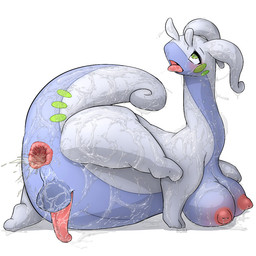 after_sex anus big_breasts breasts chubby dickgirl dragon drooling eye_roll flucra gaping gaping_anus goo goodra green_eyes intersex inverted_nipples nintendo nipples penis plain_background pokémon saliva slug thick_thighs tongue tongue_out video_games white_background
Rating: Explicit
Score: 4
User: chdgs
Date: December 12, 2013