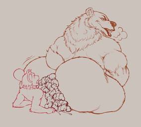 5_fingers anal anal_penetration anatomically_correct anatomically_correct_genitalia anatomically_correct_penis animal_genitalia animal_penis anthro anthro_on_anthro anthro_on_bottom anthro_on_top anthro_penetrated anthro_penetrating anthro_penetrating_anthro anthro_penetrating_male anus aroused bear_ears big_anus big_butt big_ears biped breath buckteeth butt claws covered_in_feces dominant dominant_male duo erection excessive_feces eyebrows feces feces_on_belly feces_on_body feces_on_chest feces_on_fur feces_on_genitals feces_on_ground feces_on_hand feces_on_penis feces_on_sheath feces_pile finger_claws fingers fur furry_tail genitals hair larger_anthro larger_dom larger_male larger_on_top larger_penetrated looking_at_another looking_back lying male male/male male_anthro male_on_bottom male_on_top male_penetrated male_penetrating male_penetrating_male mane mane_hair monotone_background nub_tail nude on_bottom on_top open_mouth panting penetration penile penile_penetration penis plantigrade pooping power_bottom raised_tail rear_view reverse_cowgirl_position scatplay sex sharp_teeth sheath short short_ears short_fur short_tail simple_background sitting size_difference slightly_chubby slightly_chubby_anthro slightly_chubby_male small_ears small_tail small_top_big_bottom smaller_anthro smaller_male smaller_on_bottom submissive submissive_male tail tall teeth three-quarter_view tongue ursine_ears dagapuff kuruk_(character) bear brown_bear grizzly_bear mammal mouse murid murine rodent ursidae ursine 2025 absurd_res digital_drawing_(artwork) digital_media_(artwork) hi_res sketch