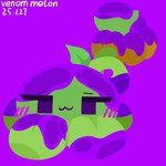 blush blush_lines female feral food fruit leaf melon plant purple_eyes simple_background smile solo watermelon venom_melon electronic_arts plants_vs._zombies popcap_games venom_melon_(character) elemental_creature flora_fauna melon_pult 1:1 2d_animation animated digital_media_(artwork) short_playtime tagme