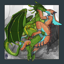 anklet anthro anthro_on_anthro blue_eyes bodily_fluids bracelet breasts butt claws collar duo entwined_tails female female/female fingering fingering_partner genital_fluids genitals green_body green_scales half-closed_eyes harem jewelry kiss_on_lips kissing membrane_(anatomy) membranous_wings multicolored_body multicolored_scales narrowed_eyes penetration scales sex tail tail_coil tail_fetish tail_in_vagina tail_insertion tail_play tail_sex toe_claws vaginal vaginal_fingering vaginal_fluids vaginal_penetration vulva wings heskynn european_mythology mythology lenora_(specter01) dragon mythological_creature mythological_scalie scalie western_dragon wingless_dragon 1:1 2020 digital_media_(artwork)