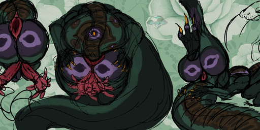 2_penises anal anal_masturbation animal_genitalia animal_penis anus ass_up auto_vore butt butt_focus claws feet foot_fetish foot_focus forked_tongue gaping gaping_anus genitals head_in_anus head_in_ass head_insertion hemipenes hindpaw male markings masturbating_pred masturbation multi_genitalia multi_penis nude paws penis presenting presenting_hindquarters snake_hood solo sucking tail tail_in_mouth tail_markings tail_suck tail_sucker toe_claws tongue vore yonnixart tura_(yonnixart) reptile scalie snake 7:3 hi_res sketch sketch_page nonbinary_(lore)