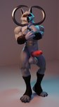 abs anthro balls biceps big_balls big_penis claws erection feet foreskin genitals grey_body humanoid_genitalia humanoid_penis male muscular muscular_anthro muscular_male nude penis simple_background solo brawnydwarf valorlynz_(modeler) dreamworks puss_in_boots_(franchise) death_(puss_in_boots) canid canine canis mammal wolf 3d_(artwork) 9:16 digital_media_(artwork) hi_res