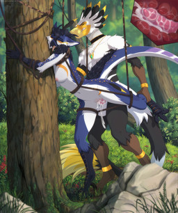 anthro anthro_on_anthro anthro_penetrated anthro_penetrating anthro_penetrating_anthro areola balls bdsm biped bodily_fluids bondage bound breasts claws cum cum_in_vagina cum_inside detailed_background duo feet female female_penetrated fingers forest front_view fur genital_fluids genitals hair male male/female male_penetrating male_penetrating_female nipples nude nude_anthro nude_female nude_male penetration penile penile_penetration penis penis_in_vagina plant restraints rope rope_bondage sex smile standing tail teeth toes tongue tree vaginal vaginal_penetration vulva lunalei xenith_(xenithlp) yskra avian bird 2026 digital_drawing_(artwork) digital_media_(artwork) hi_res