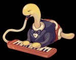 ambiguous_gender anterior_nasal_aperture bow_tie clothing eyes_closed feral keyboard_instrument melodica musical_instrument shell solo suit wind_instrument yellow_body flavia-elric nintendo pokemon generation_2_pokemon pokemon_(species) shuckle 2017 5:4 alpha_channel digital_media_(artwork) hi_res