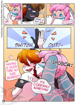 alternative_fashion anal anthro big_butt butt dialogue dragunny goth hair kissing kissing_cheek oral red_hair rimming sex slightly_chubby tail hot-gothics mythology morphi_(character) domestic_cat dragon felid feline felis hybrid lagomorph leporid mammal mythological_creature mythological_scalie rabbit scalie comic hi_res meme