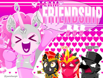 5_fingers anthro armor beak bent_arm black_beak black_body black_clothing black_feathers black_fur black_hat black_headwear bodily_fluids cheek_tuft clothed clothed_anthro clothed_female clothing confusion crop_top dialogue ear_piercing ear_ring empty_eyes exclamation_point eyes_closed facial_tuft feathers female fingers fist fur gold_ear_ring grey_clothing grey_crop_top grey_shirt grey_topwear group hair hat headgear headwear heart_background heart_symbol heart_tongue hearts_around_head helmet horn light long_hair male mohawk open_beak open_mouth pauldron piercing pink_hair pink_horn pink_tongue pupils red_hair red_mask red_tongue ring_piercing shirt sigh sighing simple_background solo_focus standing tan_body tan_eyes tan_feathers tears text tongue topwear tuft tusks unicorn_horn white_pupils worried yelling yellow_eyes jooniethenight european_mythology greek_mythology masked_singer mythology black_crow_(masked_singer) boar_(masked_singer) phoenix_(masked_singer) pony_(masked_singer) avian bird corvid corvus_(genus) crow equid equine mammal mythological_avian mythological_bird mythological_creature mythological_equine mythological_firebird oscine passerine phoenix suid suine sus_(pig) unicorn wild_boar 2023 4:3 artist_name colored digital_drawing_(artwork) digital_media_(artwork) english_description english_text lighting shaded thai_description