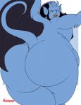 big_breasts big_butt breasts butt female huge_breasts huge_butt lips looking_at_viewer looking_back monster_girl_(genre) nipples non-mammal_breasts non-mammal_nipples nude obese obese_female obese_humanoid overweight overweight_female overweight_humanoid smile solo greyblue_studios disney gargoyles turquesa animal_humanoid gargoyle humanoid absurd_res hi_res