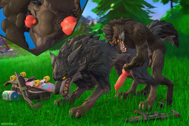 all_fours anal anal_knotting anal_penetration animal_genitalia animal_penis anthro anthro_on_feral anthro_penetrating anthro_penetrating_feral anus backpack balls bestiality big_balls big_penis bodily_fluids butt canine_genitalia canine_penis chug_jug doggystyle duo erection feral feral_penetrated from_behind_position genital_fluids genitals grass gun intraspecies intraspecies_bestiality knot knotting larger_feral larger_male larger_penetrated larger_sub male male/male male_anthro male_feral male_penetrated male_penetrating male_penetrating_male mating_grip mounting outside outside_sex paws penetration penis plant public ranged_weapon saggy_balls sex shotgun size_difference skateboard smaller_anthro smaller_male submachine_gun submissive vehicle weapon averyhyena epic_games fortnite mythology dire_(fortnite) canid canine canis mammal mythological_canine mythological_creature werecanid werecanine werecreature werewolf wolf wolf_(fortnite) 2021 3:2 3d_(artwork) digital_media_(artwork) hi_res source_filmmaker_(artwork)